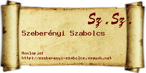 Szeberényi Szabolcs névjegykártya